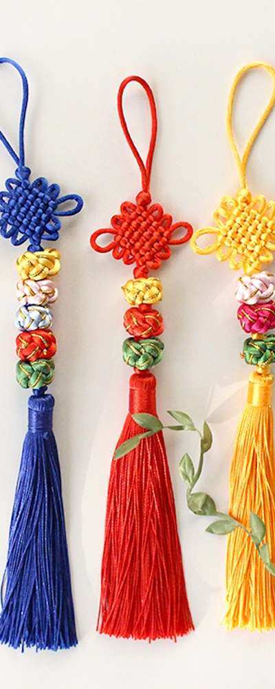 Bell Knot | Traditional Chrysanthemum Ornament Decoration Folk Craft Accessory