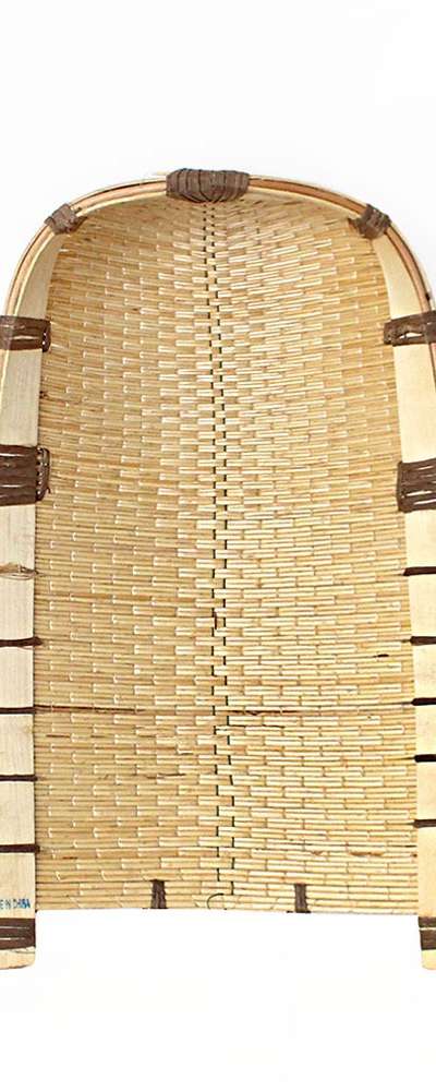 M 62x57cm Large Willow Winnow | Weekend Farm Chuseok Holiday Traditional Experience Grain Harvest Korean Hanok Interior Craft Decor