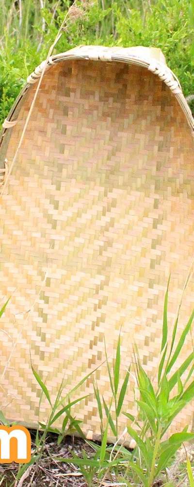 Bamboo Winnow 65cm (Weekend Farm Chuseok Holiday Traditional Experience Grain Harvest Hanok Interior Craft Decor)