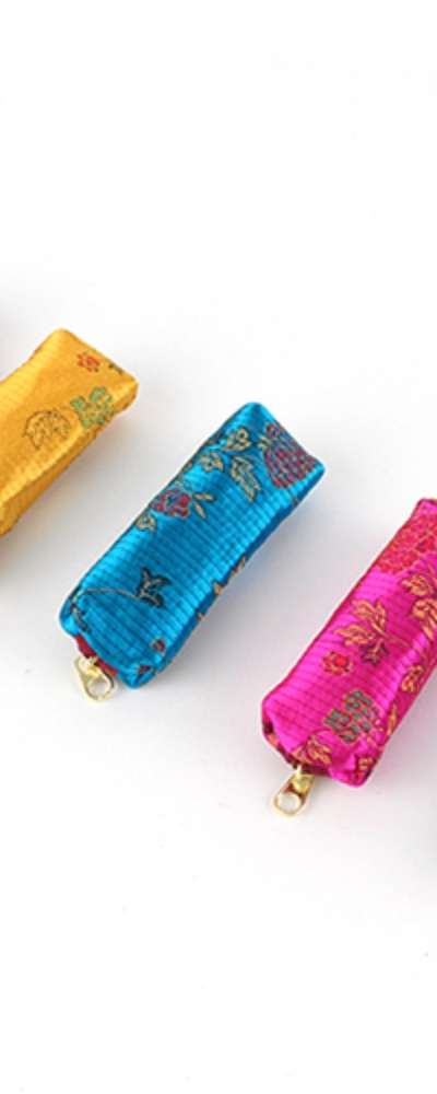Silk Brocade Quilted Stamp Pouch 1P | Saekdong Wallet | Foreign Visitor Gift | Korean Souvenir | Traditional Craft Accessory