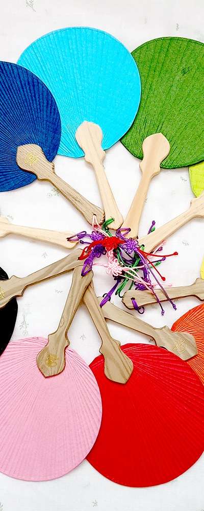 Korean-Made Mini Hanji Fan 15cm | Blank Calligraphy Foreigner Gift Art Activity Drawing Play Art Material