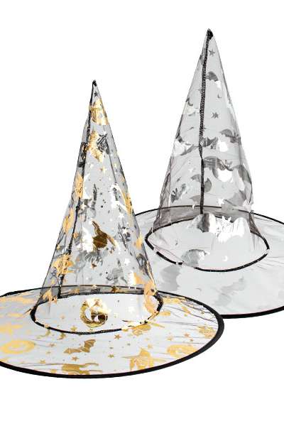 Halloween Cone Witch Hat (Party Costume Cosplay Headband Special Party Hat Decoration Prop)