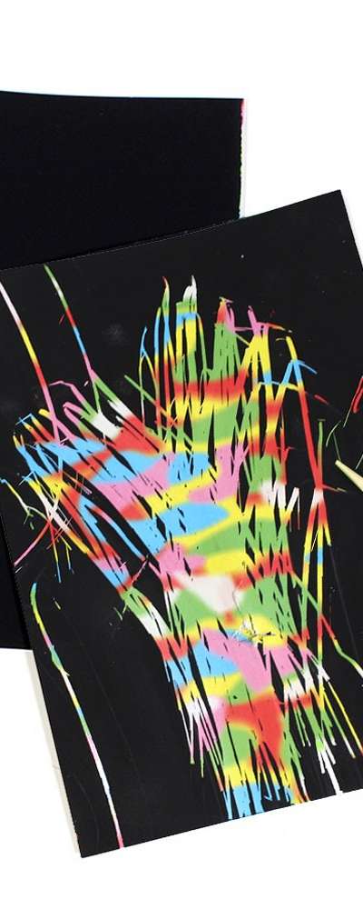 B6 Rainbow Scratch Paper 10 Sheets | DIY Birthday Card Making Indoor Summer Art Craft Kit