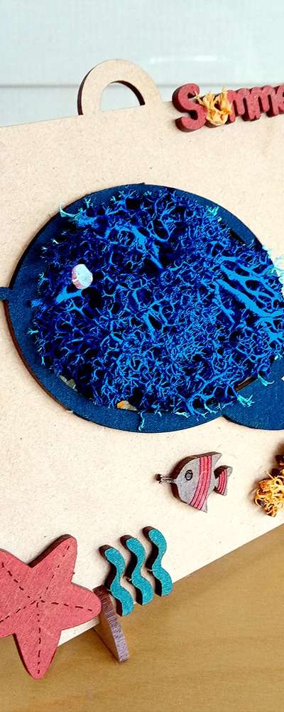 Blue Whale Moss Frame DIY Kit | Plant Moss