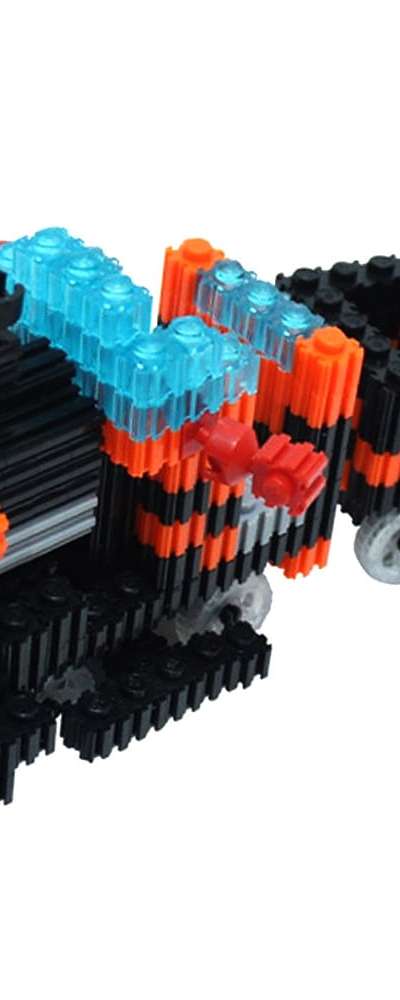 Train Foam Block Design Set | Toy Pom-Pom Color