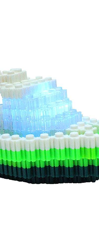 LED Pear Defoam Block Design Set | Pom Pom Color Mini Block