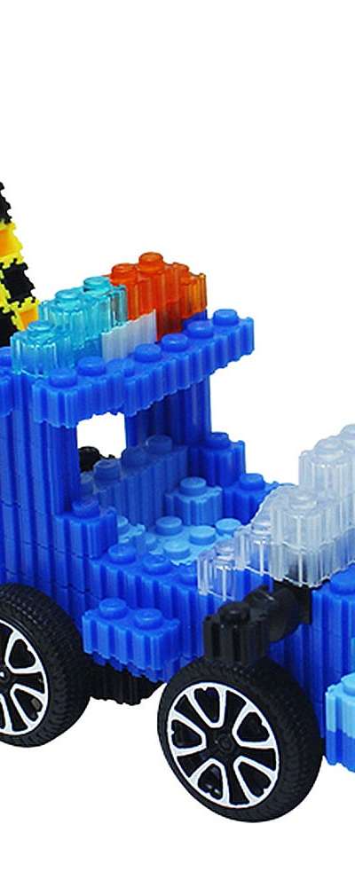 Tow Truck Deform Block Design Set | 3D Toy Pom Pom Color