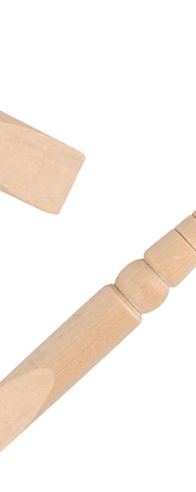 Natural Wood Flat Acupressure Stick