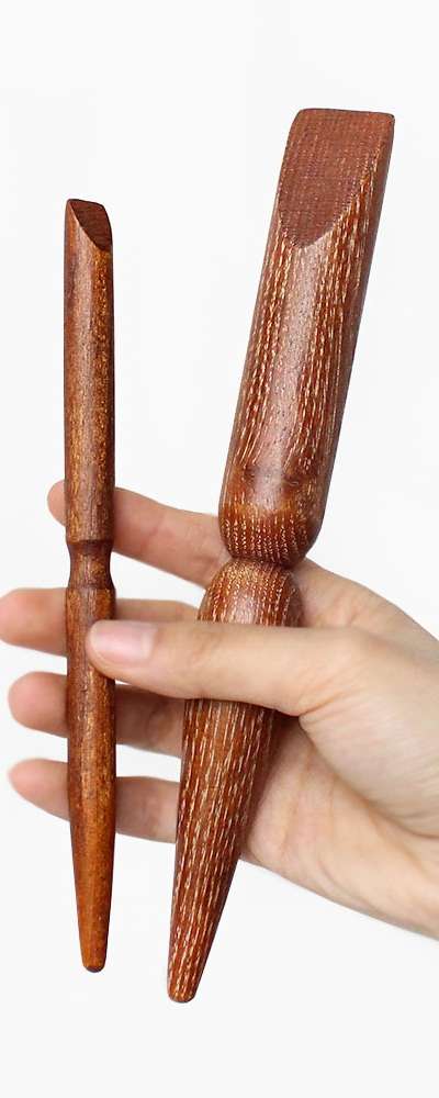 Domestic Solid Wood Foot Acupressure Stick 21 2-Piece Set (Wooden Hand Acupressure Tool Foot Massage Stick Portable Meridian Massage Rod)