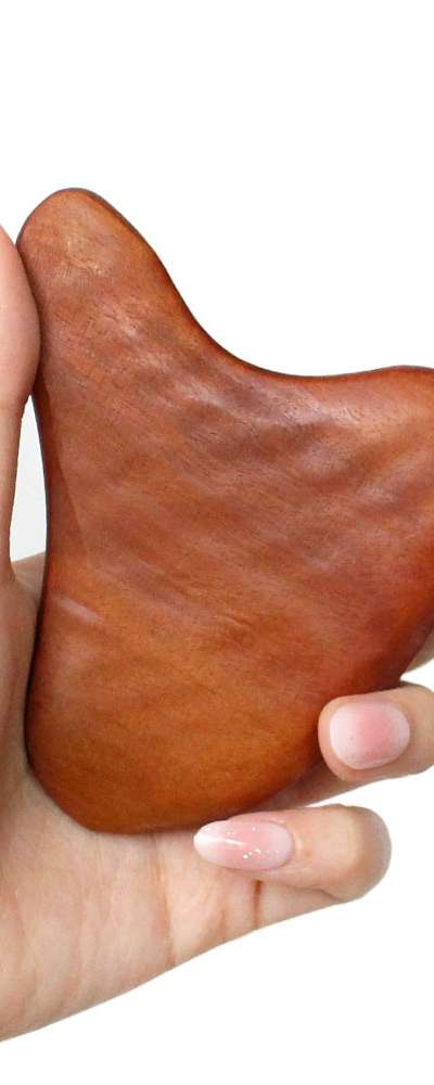 Rosewood Gua Sha Acupressure Tool - Full Body and Facial Meridian Massage