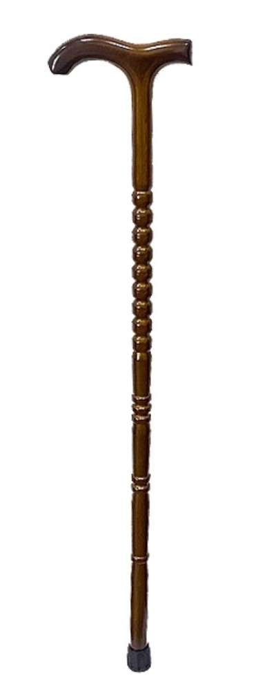 Beaded Antique T-Handle Wooden Walking Cane | Senior Walking Stick Silver Goods Grandmother Grandfather Gift