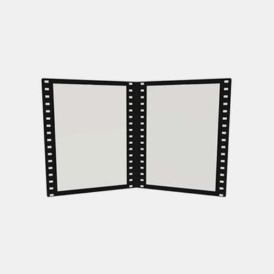 Art Sign Showcase Frame 4R Double-Sided