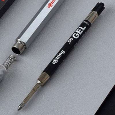 ロットリング ゲルボールペン リフィル ブラック M 0.5mm