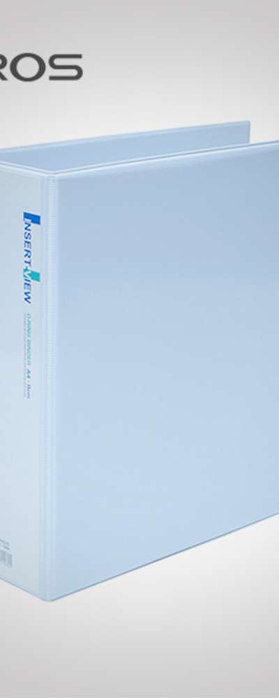 ビッグプロス D648 A4 9cm 3穴 PVC インサートビュー Dリングファイル