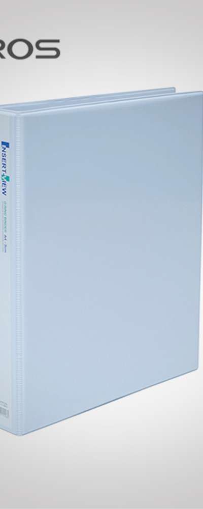 ビッグプロス D643 A4 3cm 3穴 PVC インサートビュー D-リングファイル