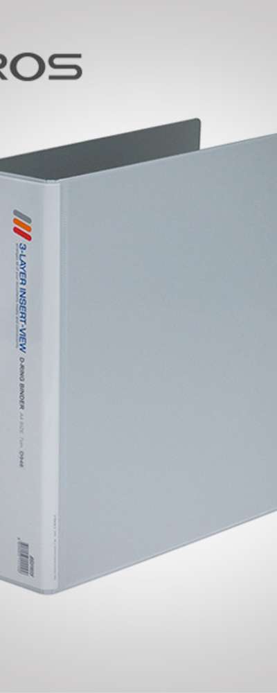 ビッグプロス D946 A4 7cm 3穴 3-LAYER INSERT-VIEW D-RING FILE