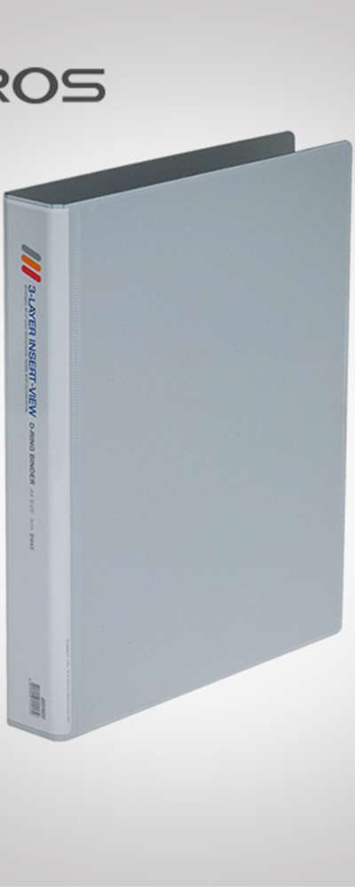 ビッグプロス D943 A4 3cm 3孔 3-LAYER INSERT-VIEW D-RING ファイル
