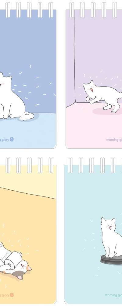 モーニンググローリー 1800 キュートな手帳(上製綴じ)