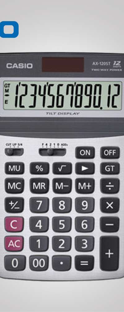 CASIO 電卓 AX-120ST 12桁