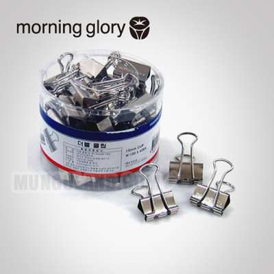 Morning Glory 6000 Double Clip (Silver) Small 19mm x 10mm