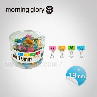 Morning Glory 150 Smile Double Clip (19mm) X 40 EA
