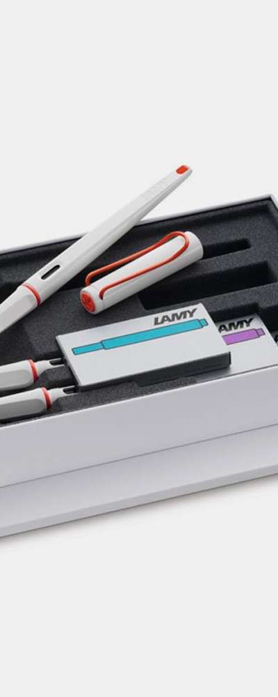 LAMY joy15 万年筆 カリグラフィーセット(ペン先2個、カートリッジ付き)