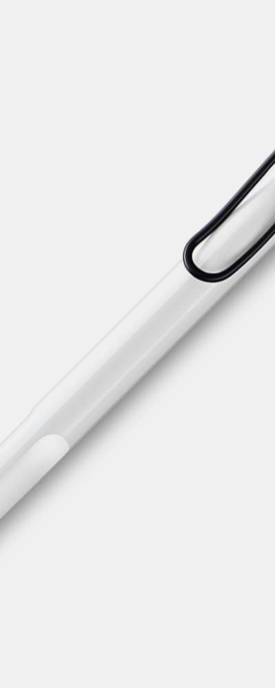 Safari Mechanical Pencil White Black Clip 0.5mm