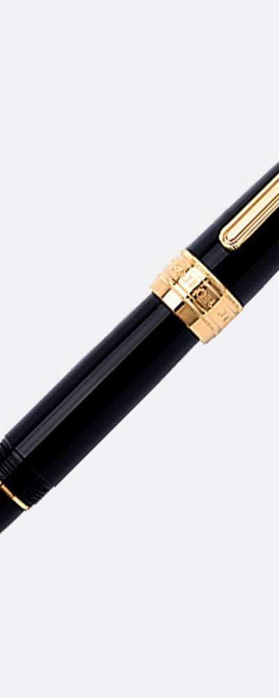 Sailor Pro Gear King of Pens (KOP) Black Gold-Plated 21K Fountain Pen