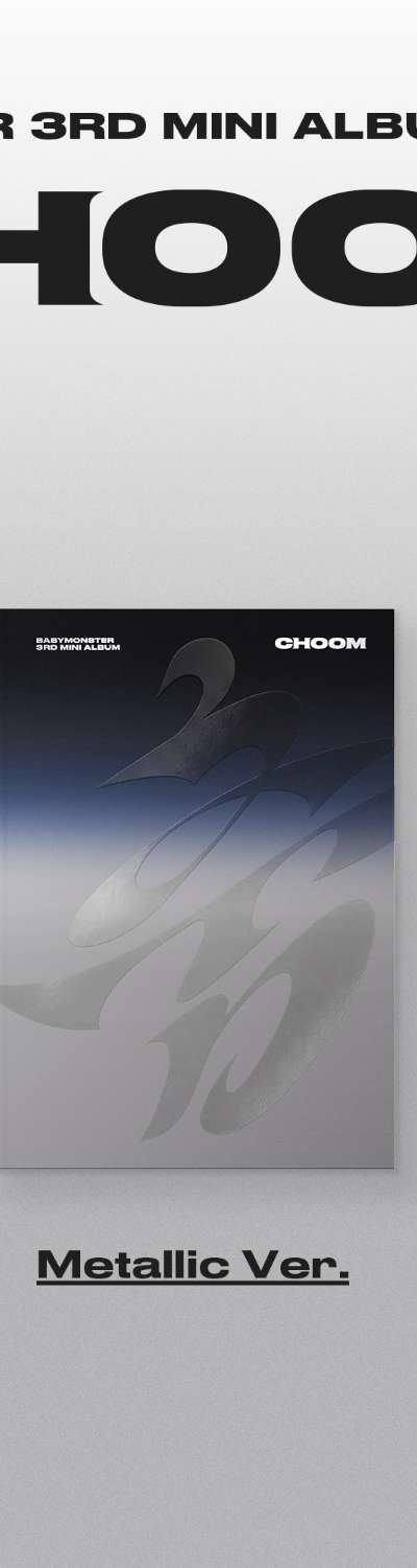 BABYMONSTER 3rd MINI ALBUM [춤 (CHOOM)] クリムゾン / メタリック / プリズム Ver.