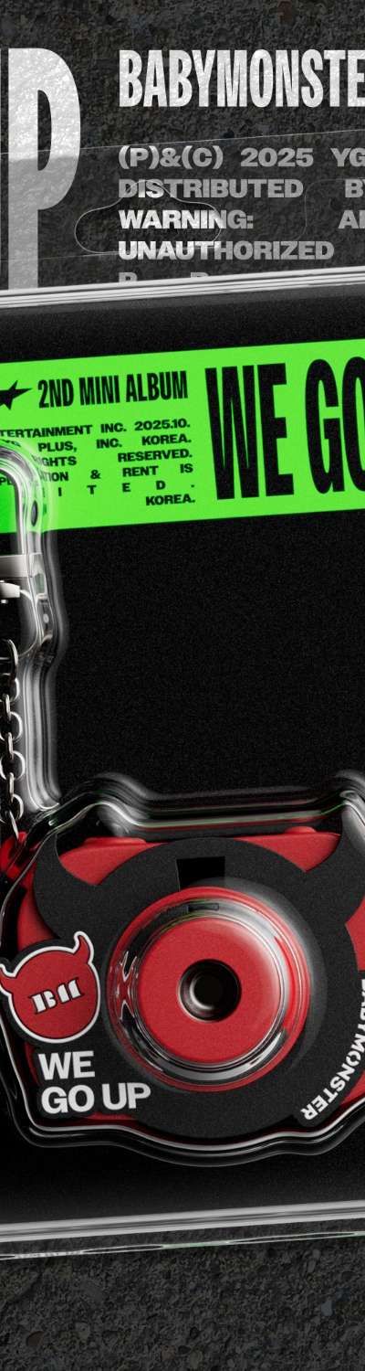 BABYMONSTER 2nd MINI ALBUM [WE GO UP] MINI BEAM KEYRING Ver.