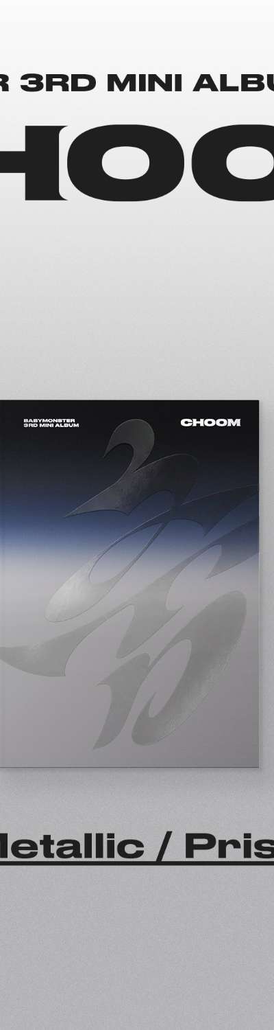(3種セット) BABYMONSTER 3rd MINI ALBUM [춤 (CHOOM)] Crimson / Metallic / Prism Ver.