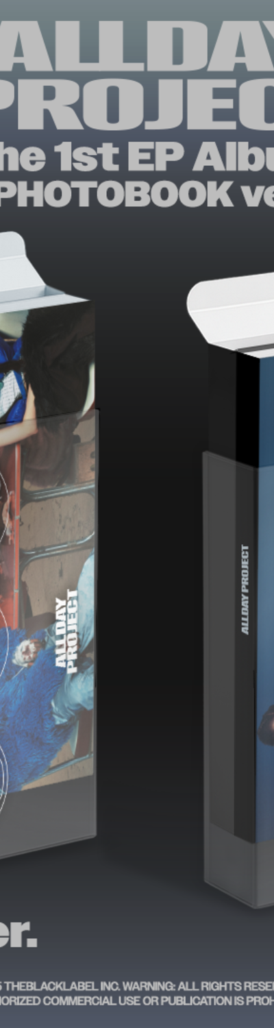 The 1st EP Album 'ALLDAY PROJECT' PHOTOBOOK ver. (Random 1 of 2 Types)