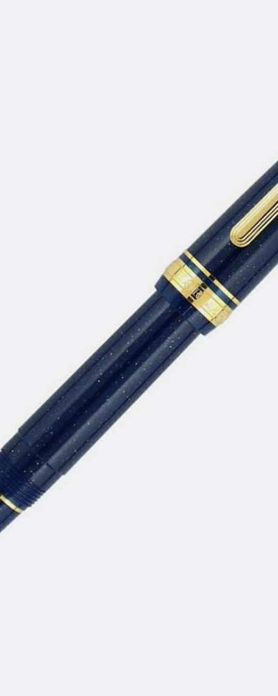 Sailor Shikiori Fairy Tale Series 14K Fountain Pen MF Weaver Navy Blue