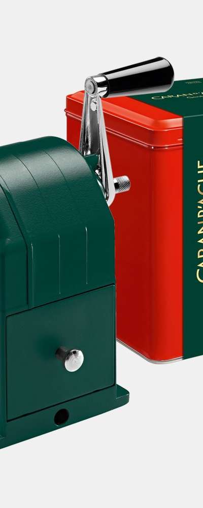 Caran d'Ache Metal Pencil Sharpener Green