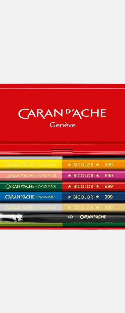 Caran d'Ache Limited Edition Prismalo Bicolor Colored Pencil Set