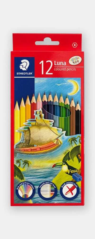 Staedtler Luna Colored Pencils 12 Colors 136 C12