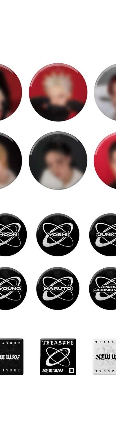 [NEWWAV] TREASURE PIN BUTTON SET