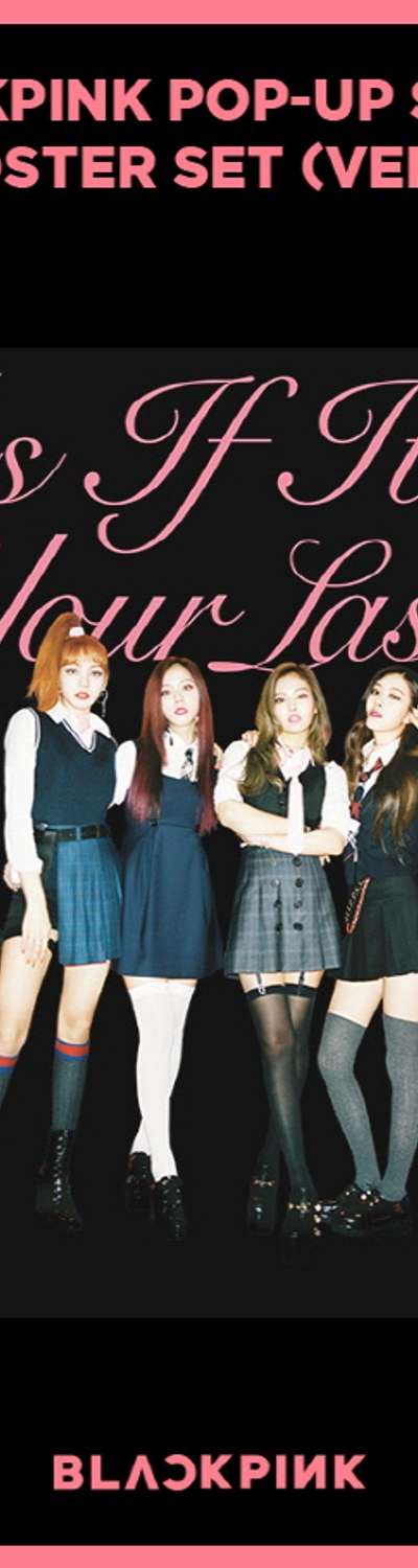BLACKPINK POP-UP STORE POSTER SET