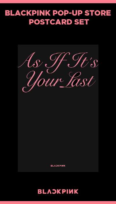 BLACKPINK POP-UP STORE POSTCARD SET