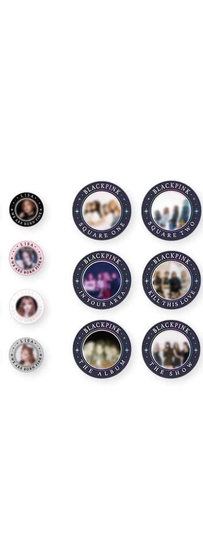 [BORNPINK] BLACKPINK CIRCLE PHOTO CARD SET