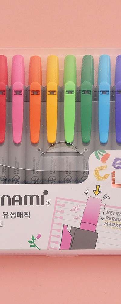 モナミ イージークリック オイルマーカー(ノック型オイルマーカー) 12色セット