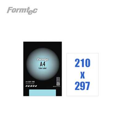 [Formtec] Laser/Inkjet Label CB2-3130 (Light Blue/20 Sheets)