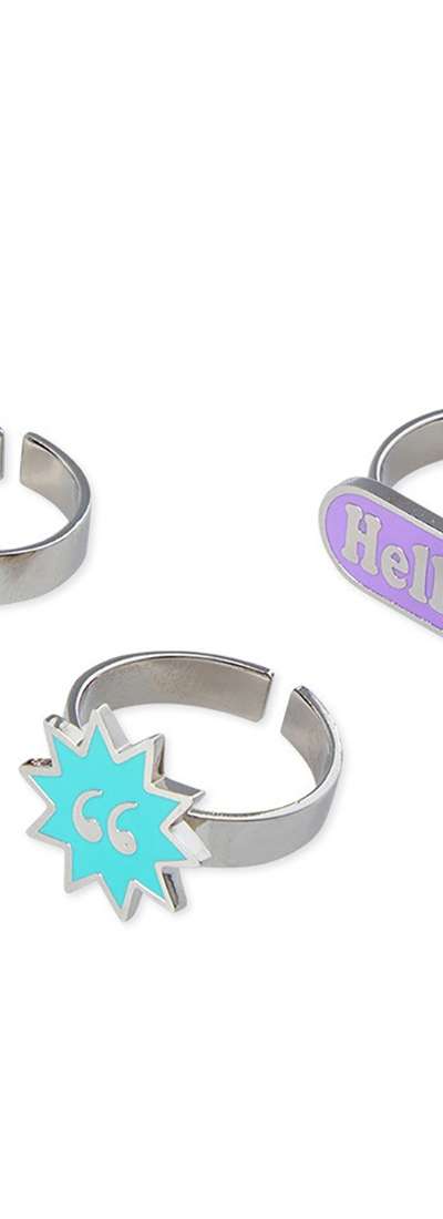 [HELLO] TREASURE ARTWORK RING SET