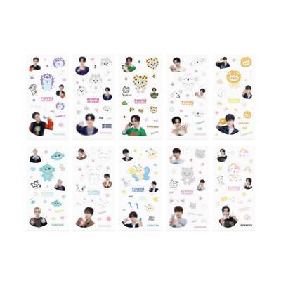 [FUNNYTREASURE] TREASURE CLEAR STICKER SET