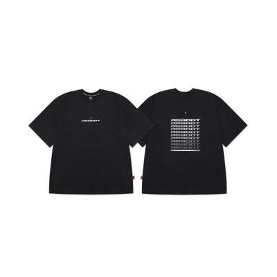 [REBOOT] TREASURE OVERFIT REFLECTIVE T-SHIRT_BLACK