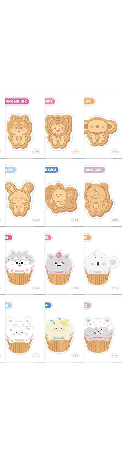 [FUNNYTREASURES2] TREASURE RANDOM SEAL STICKER PACK