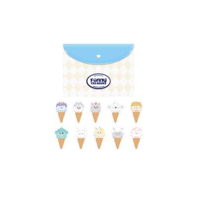 [FUNNYTREASURES2] TREASURE ミニポーチ エポキシステッカーパック