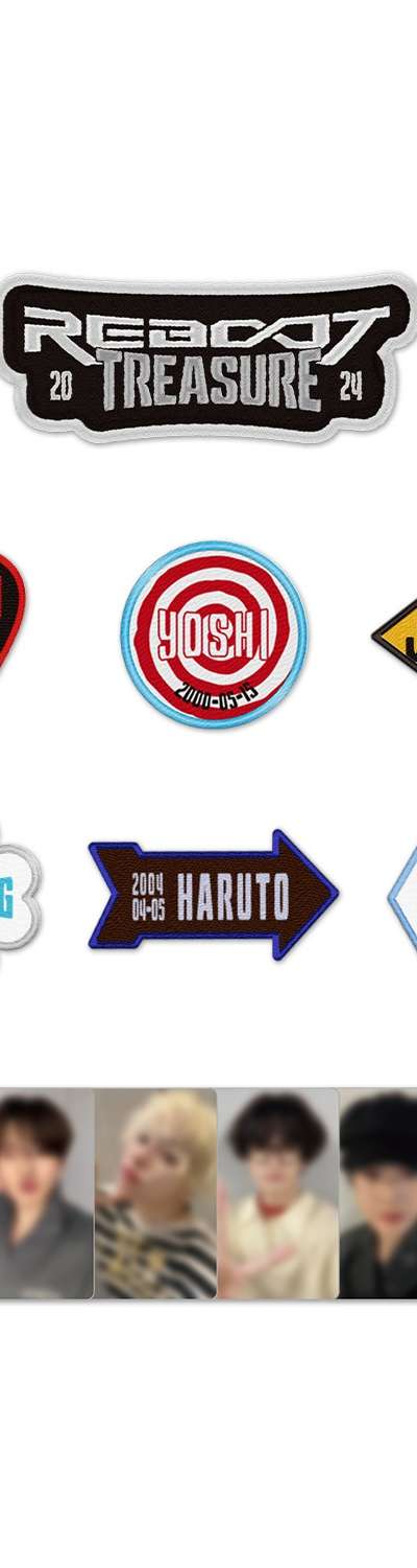 [REBOOTTOUR] TREASURE PATCH SET_TREASURE