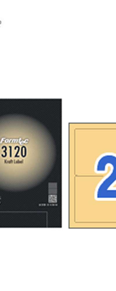 フォムテック クラフトラベル LK-3120 (10枚)