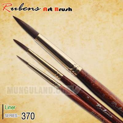 Rubens Fine Detail Brush 370 5-Piece Set (No. 0, 1, 2, 3, 4)